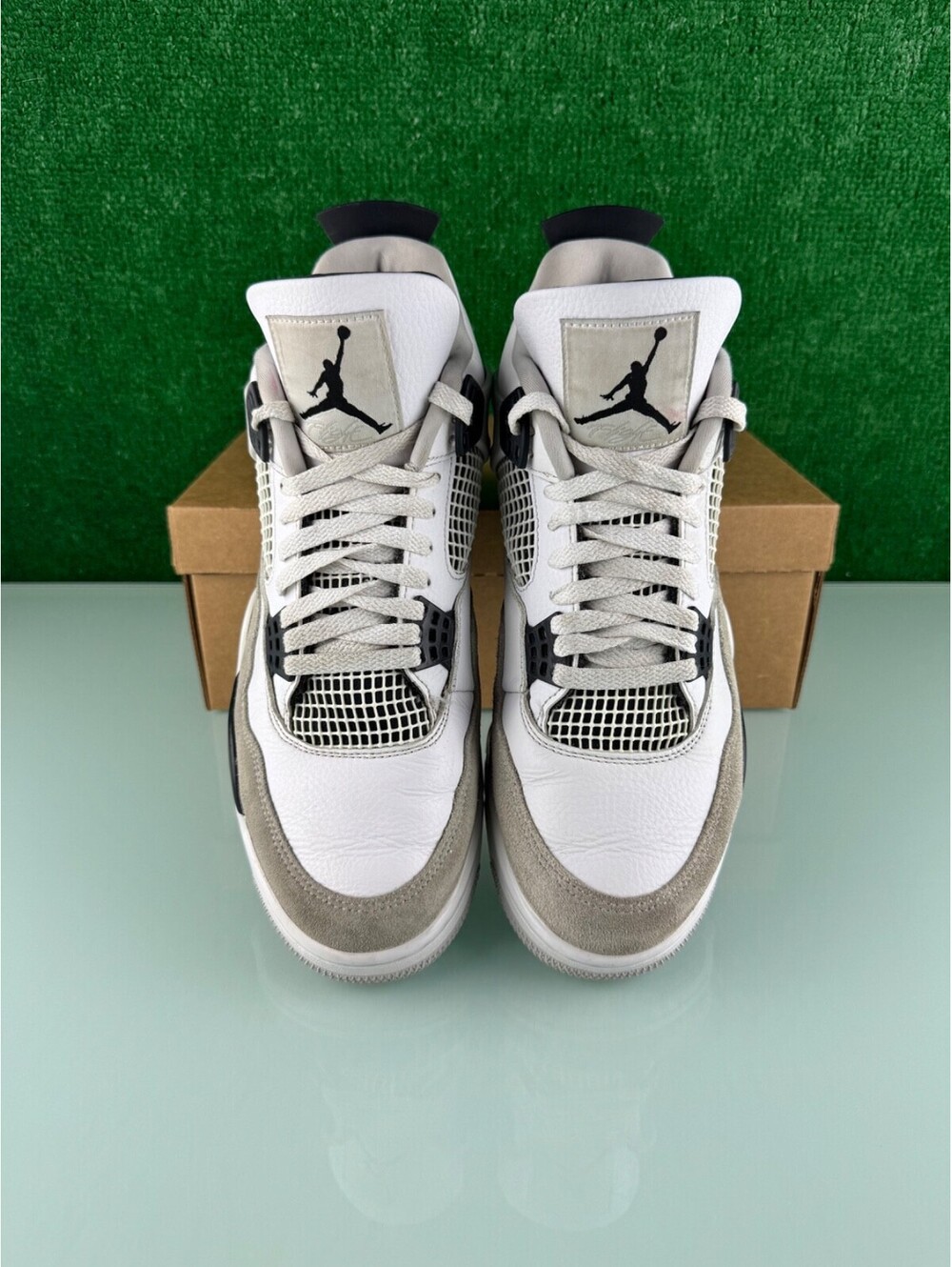 Size 11 - Jordan 4 Retro Mid Military Black - Picture 4 of 9